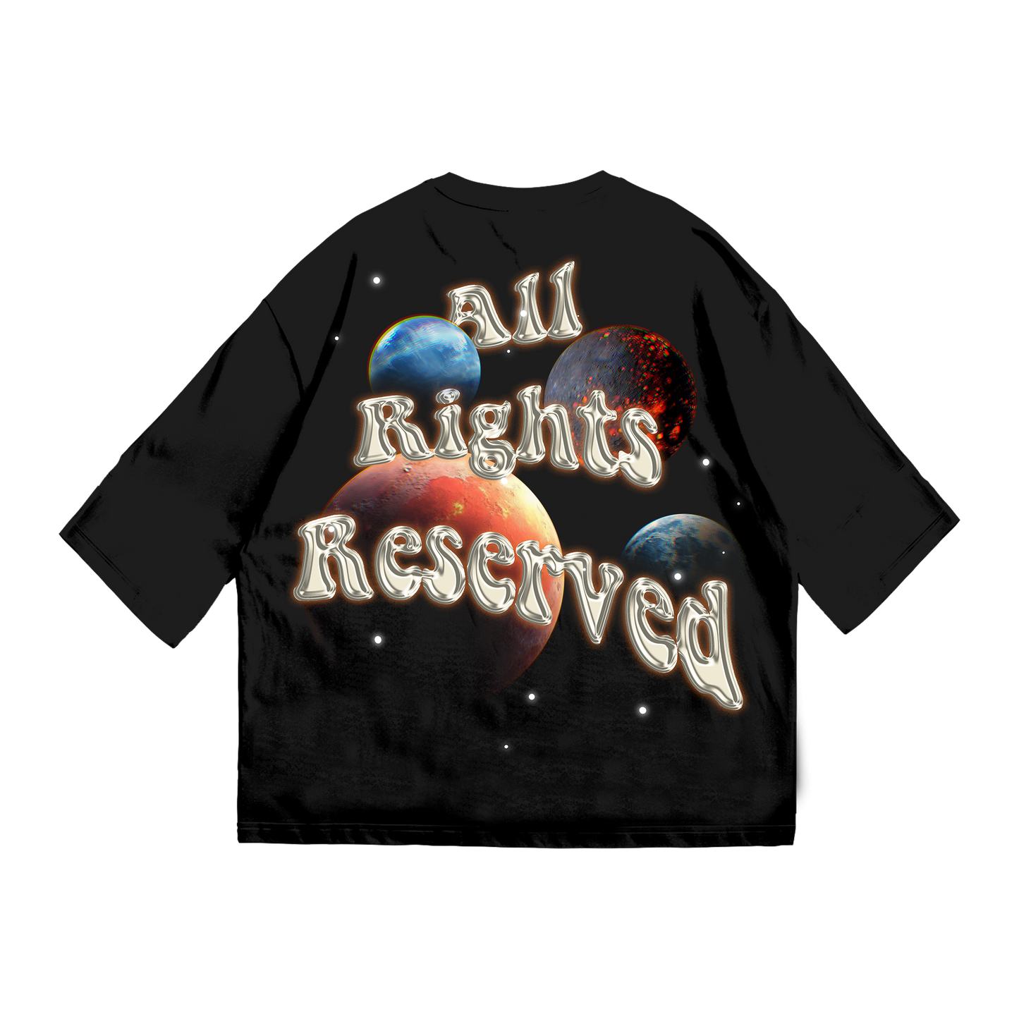 Space Cadet Black Tee