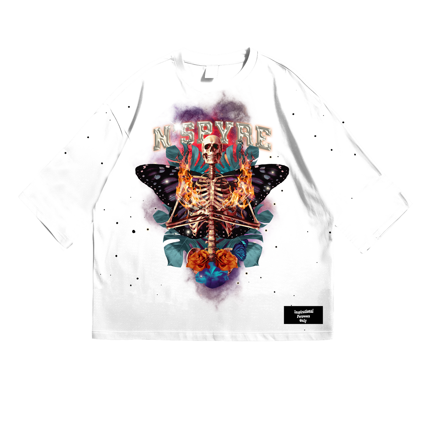 Space Cadet white Tee