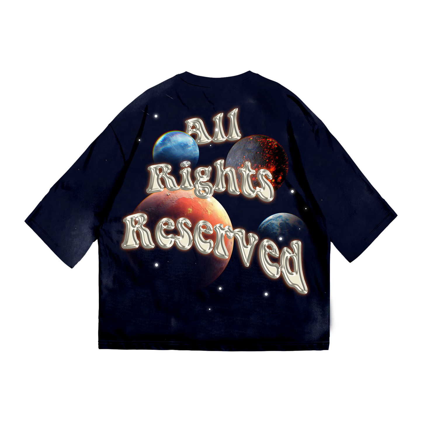 Space Cadet Black Tee
