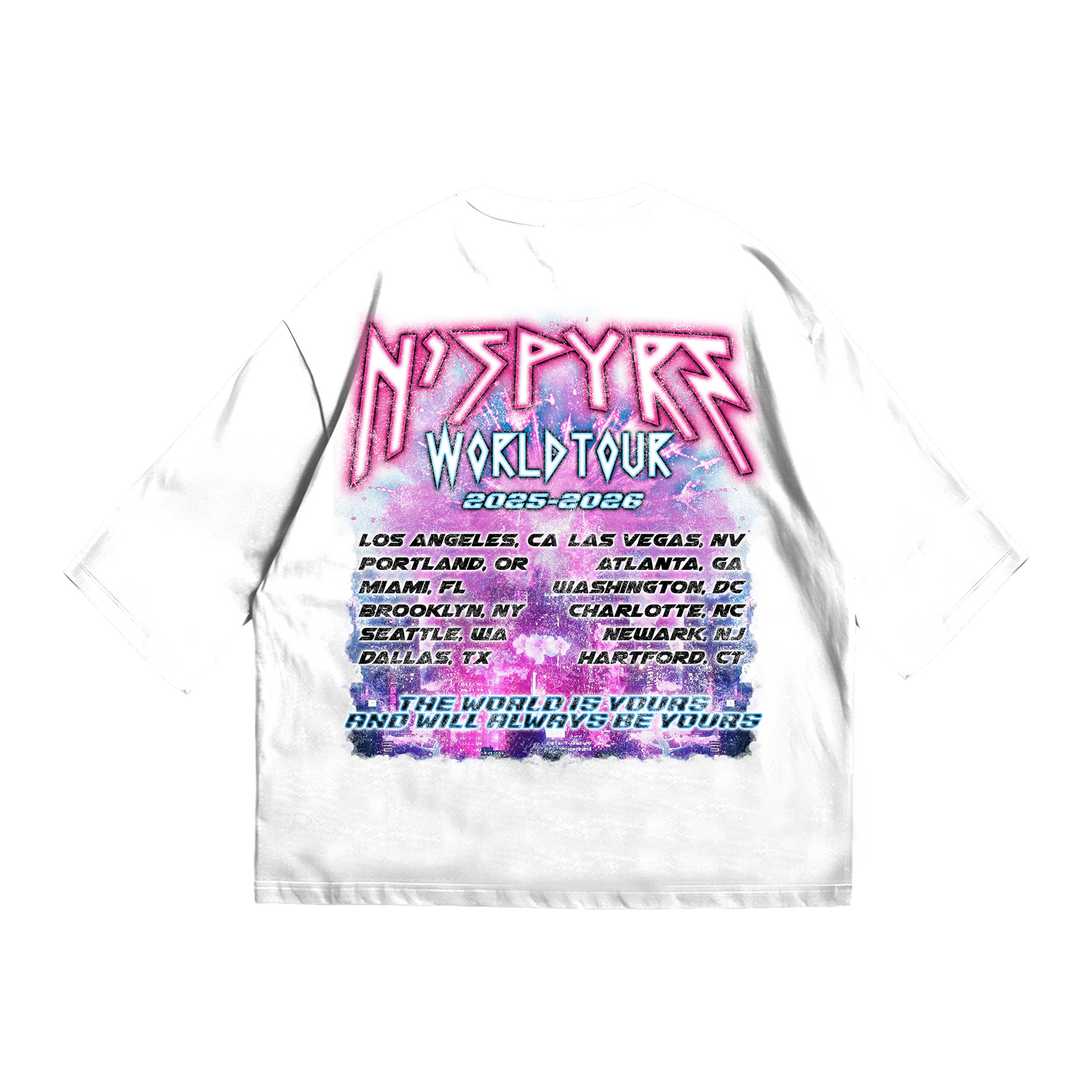 World Tour White Tee
