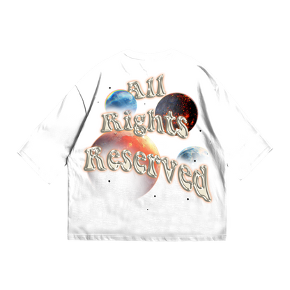 Space Cadet white Tee
