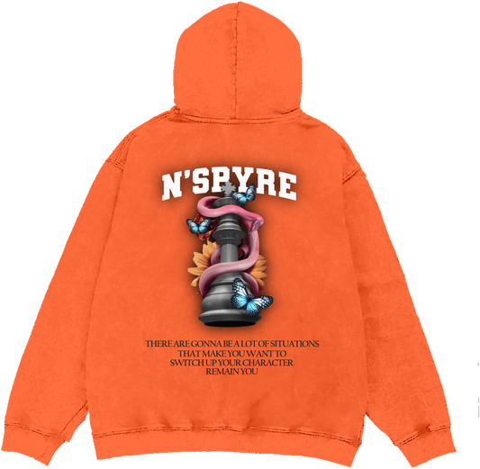Orange N'SPYRE Graphic Hoodie