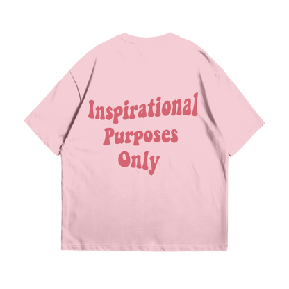 Light Pink Graphic Skull Tee