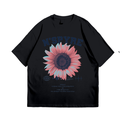 Black N'SPYRE Graphic Floral Tee